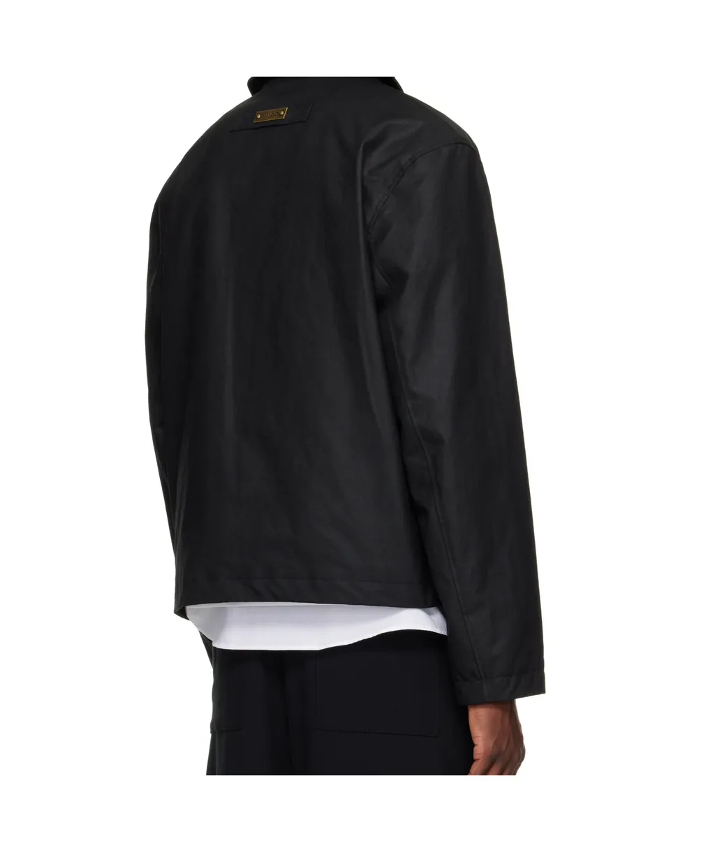 Zip-Front Collared Jacket
