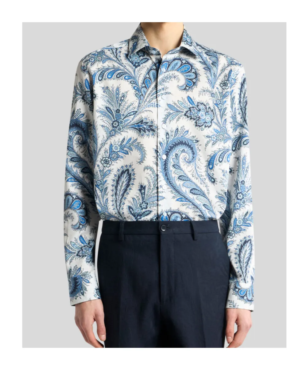Etro Roma Paisley-Printed Button-Up Shirt
