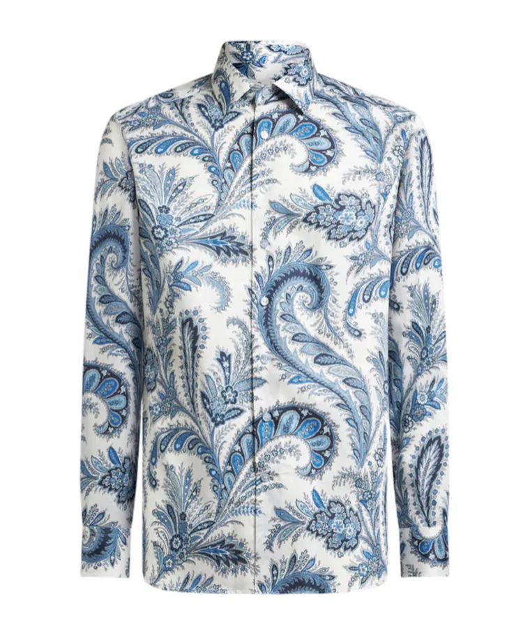 Etro Roma Paisley-Printed Button-Up Shirt