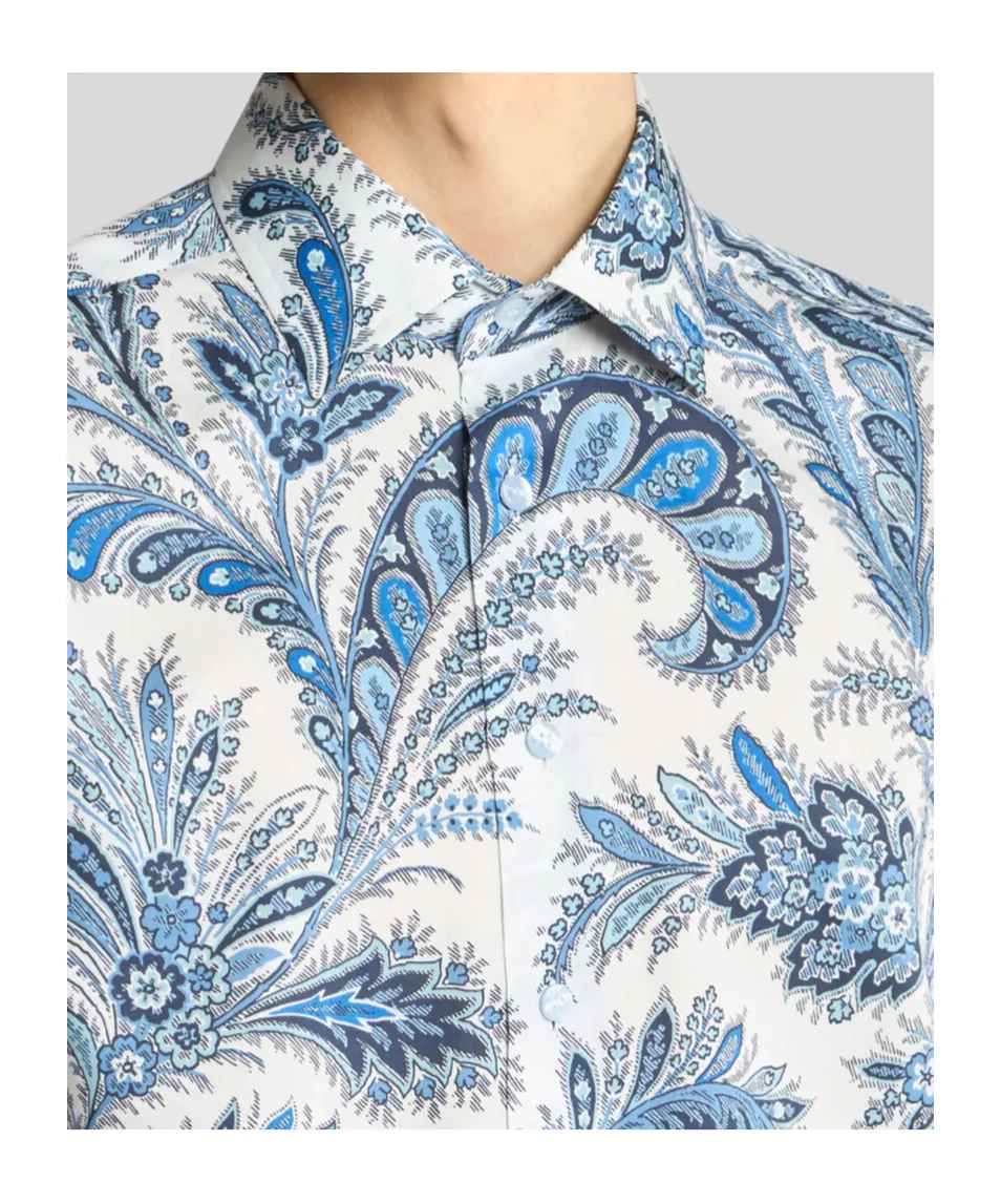 Etro Roma Paisley-Printed Button-Up Shirt