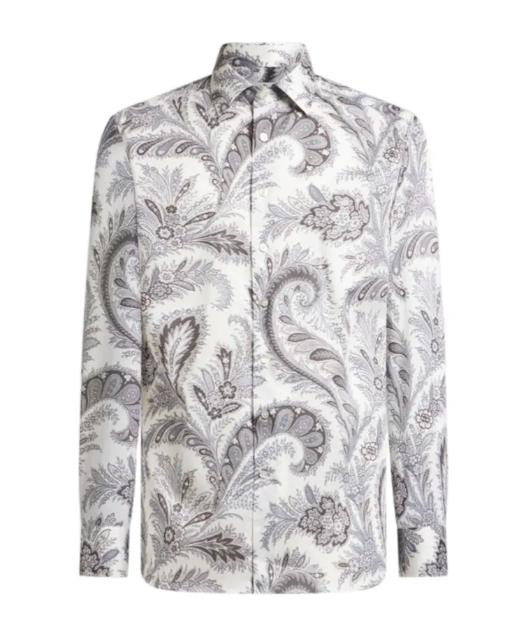 Etro Roma Paisley-Printed Button-Up Shirt