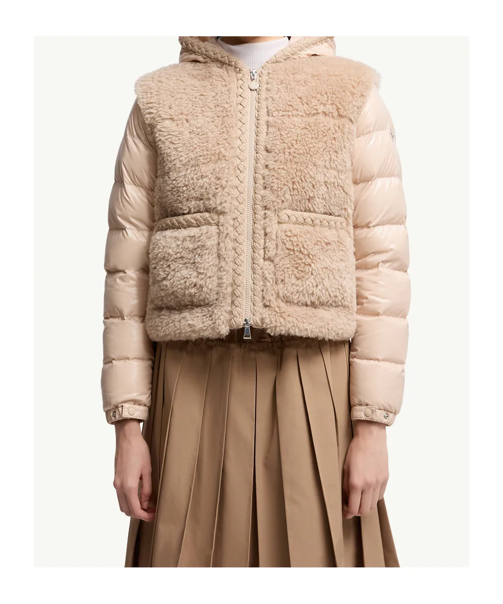 Moncler Plantay Hooded Teddy Down Jacket