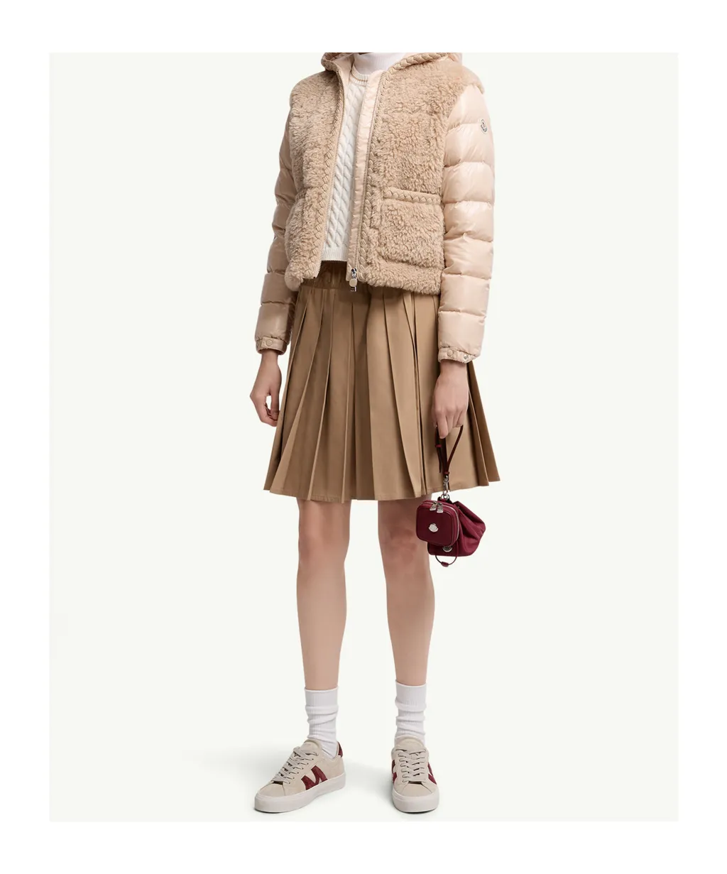 Moncler Plantay Hooded Teddy Down Jacket