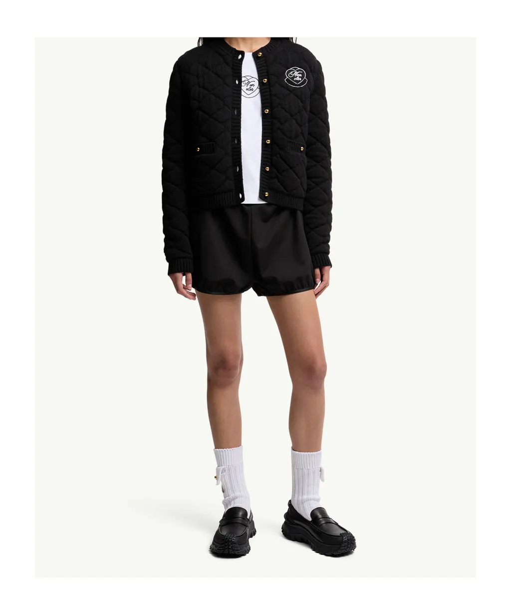 Moncler Logo Embroidered Crewneck T-Shirt