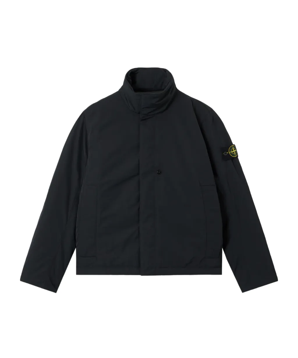 Stone Island Logo Patch High Neck Jacket