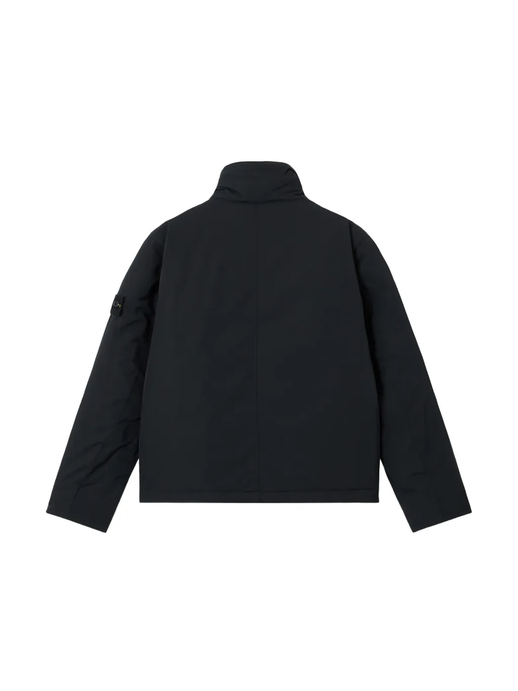 Stone Island Logo Patch High Neck Jacket