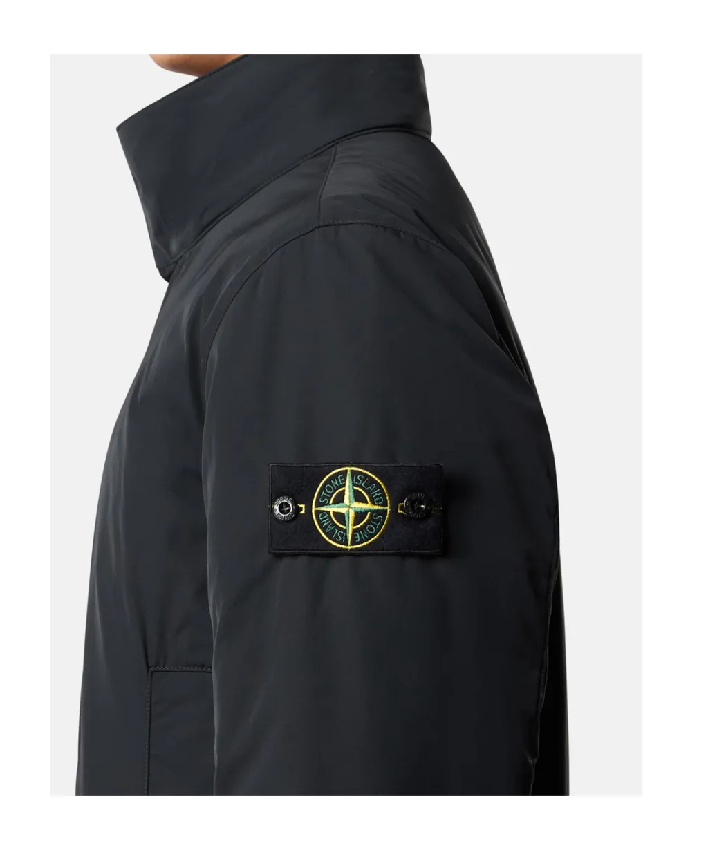 Stone Island Logo Patch High Neck Jacket