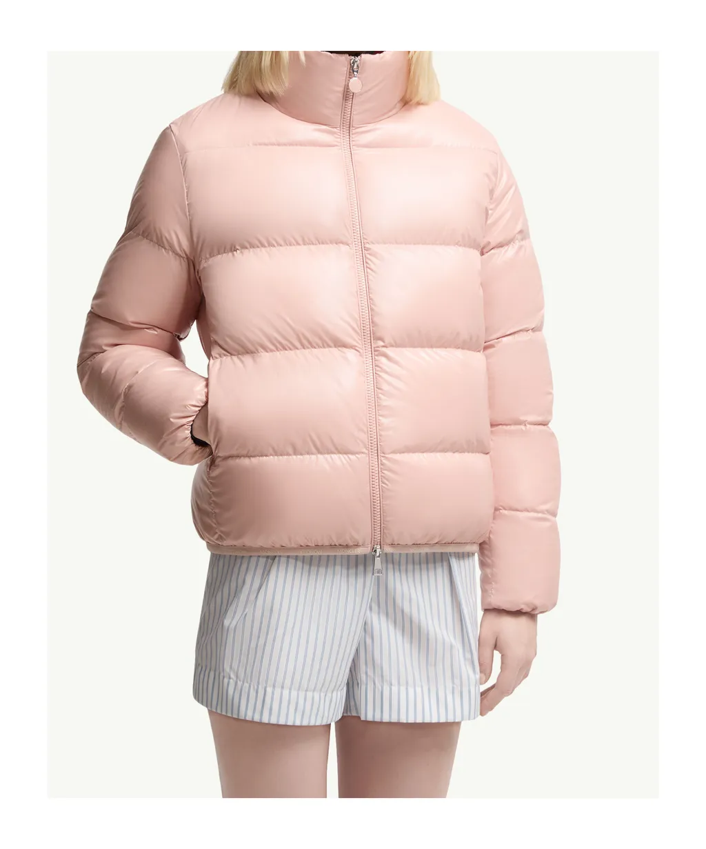 Moncler Abbadia Logo Patch Zip-Up Jacket