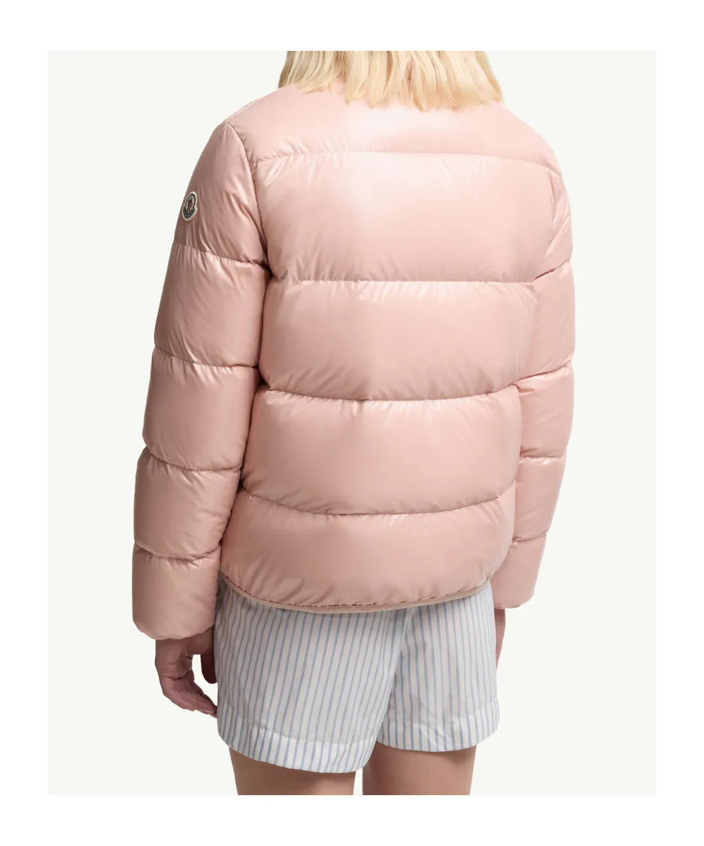 Moncler Abbadia Logo Patch Zip-Up Jacket