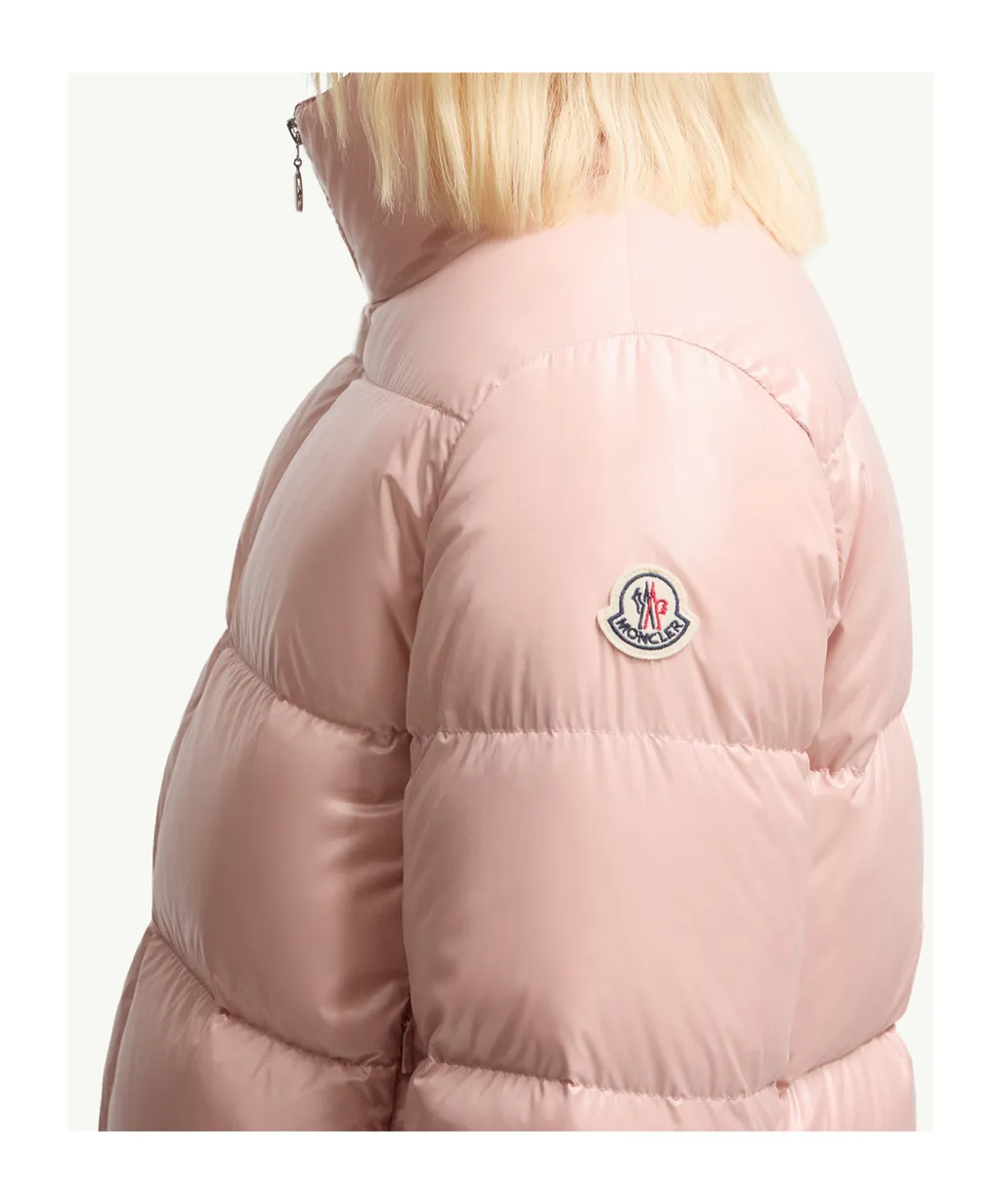 Moncler Abbadia Logo Patch Zip-Up Jacket