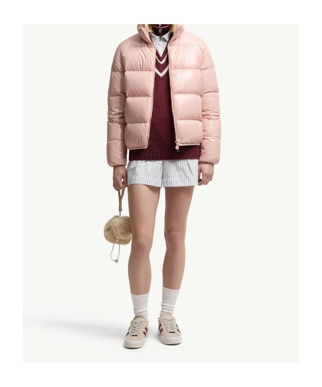 Moncler Abbadia Logo Patch Zip-Up Jacket