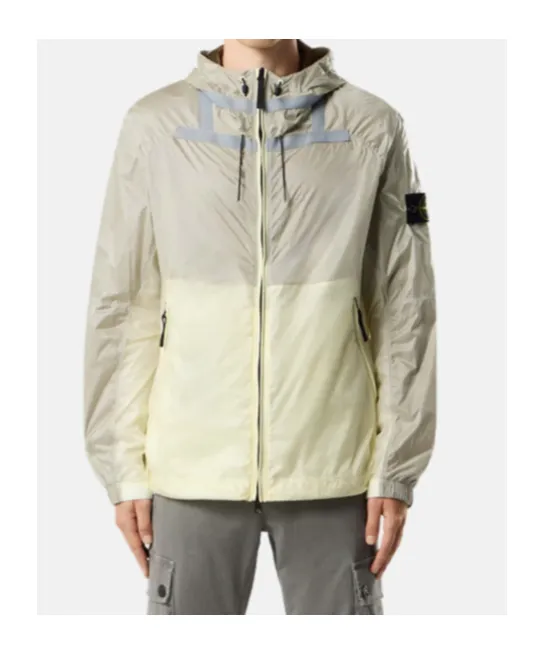Light Hooded Jacket With Anti-Drop And Refleective Details