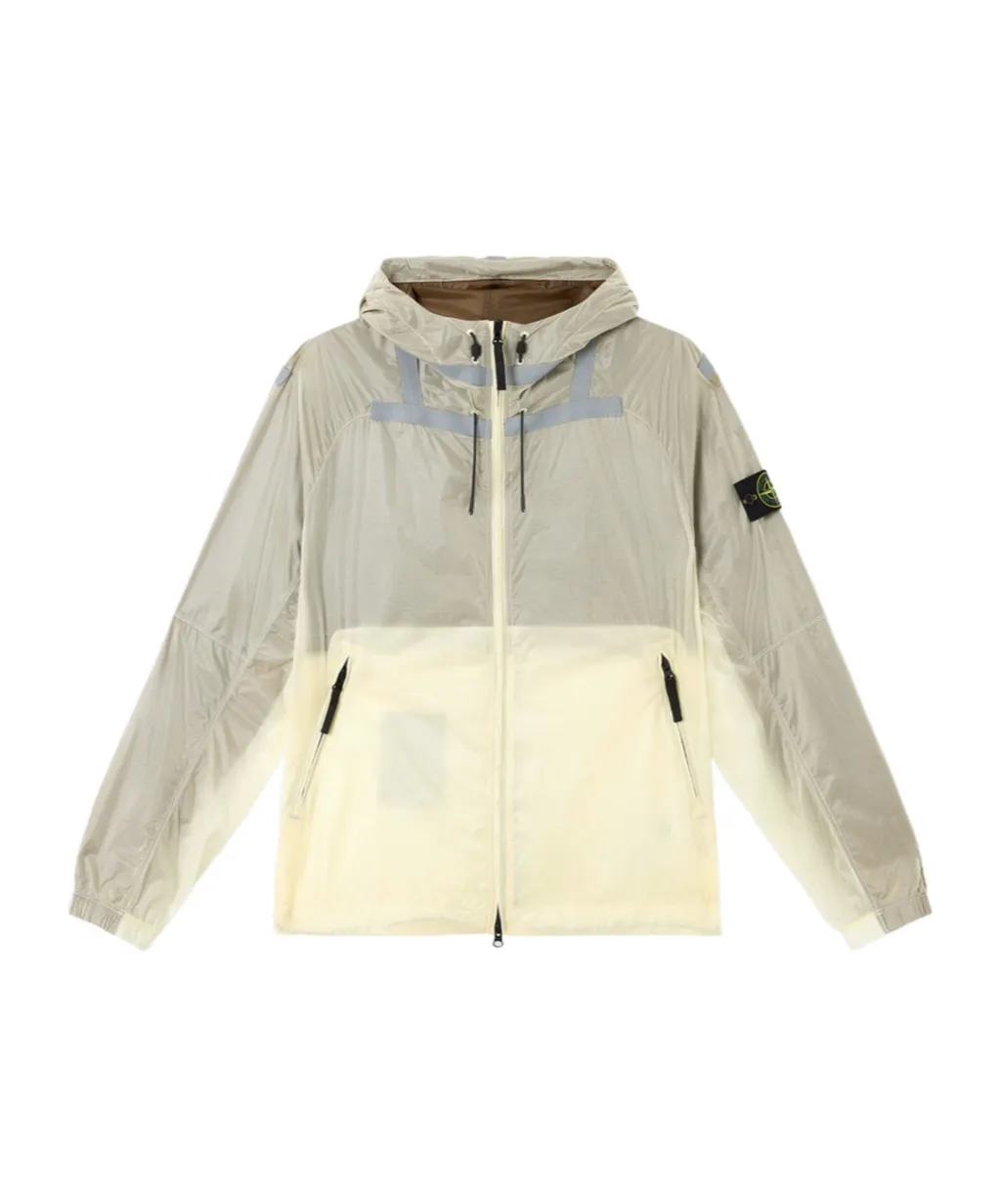 Light Hooded Jacket With Anti-Drop And Refleective Details