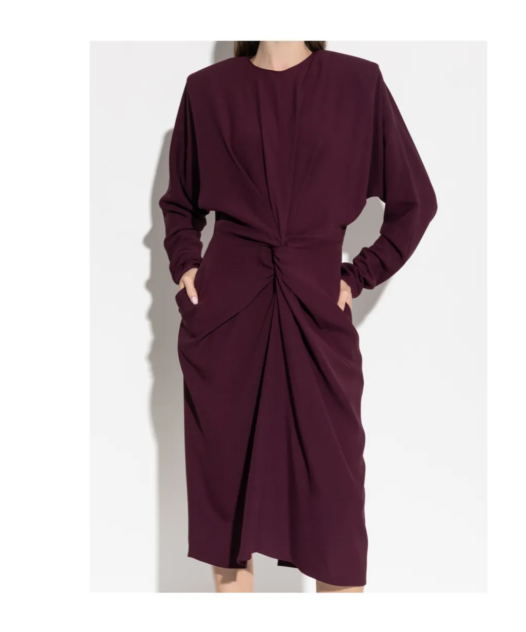 Stella Mccartney Ruched Midi Dress