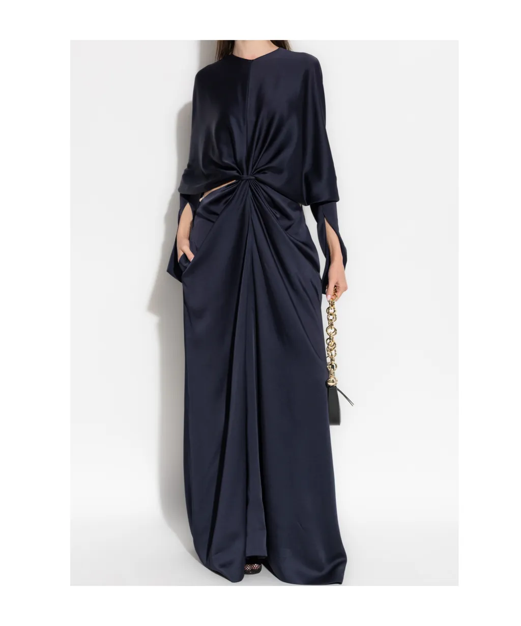 Stella Mccartney Cut Out Detailed Ruched Dress