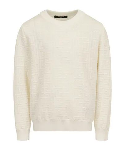 Textured Cotton Sweater