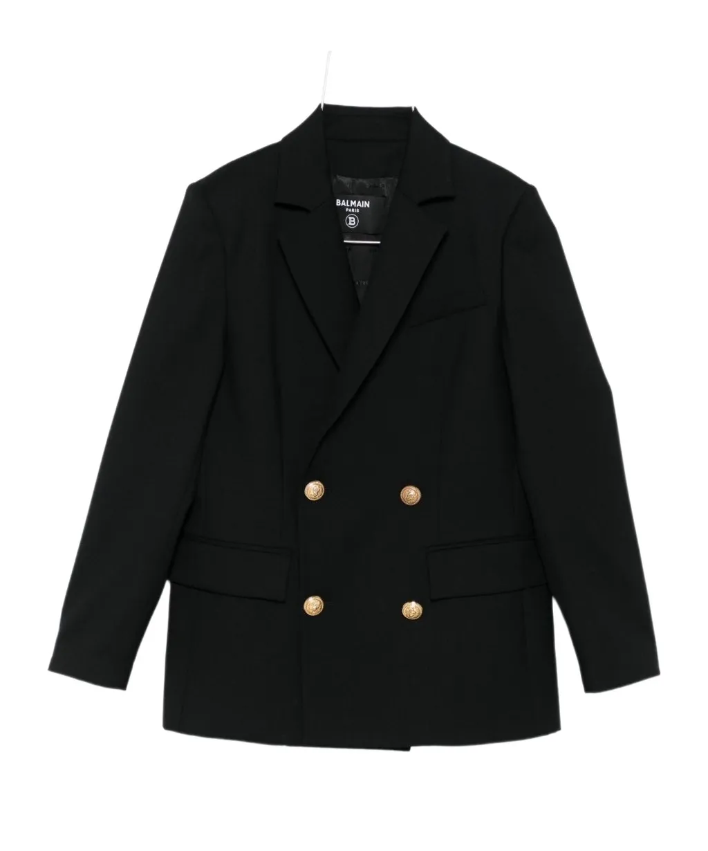 Buttoned Double-Breasted Jacket