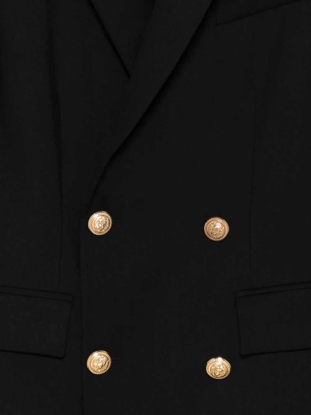 Buttoned Double-Breasted Jacket