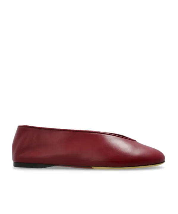 Moschino Round Toe Ballet Flats