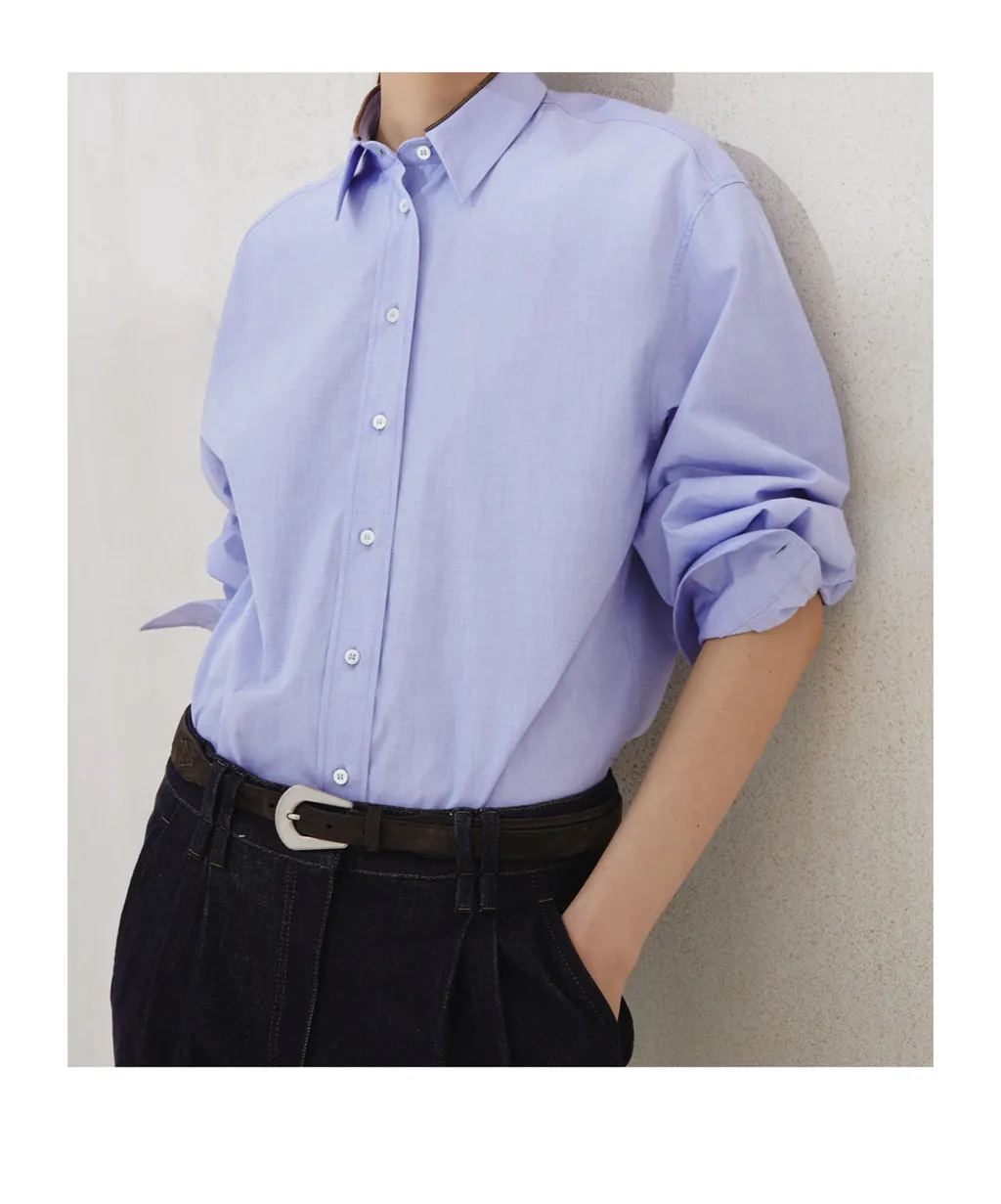 Long-Sleeve Button-Up Shirt