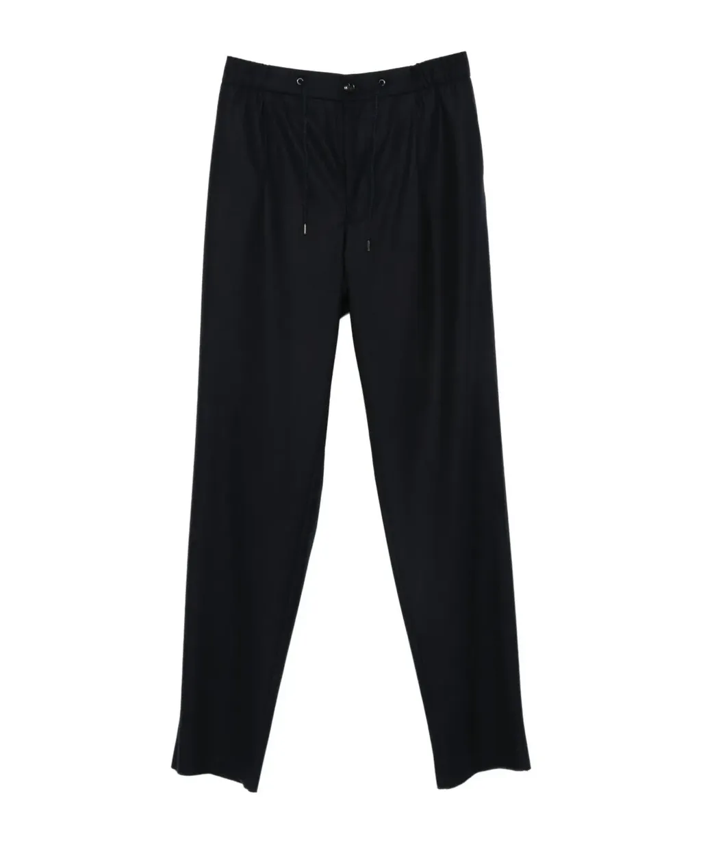 Pleated Drawstring Trousers