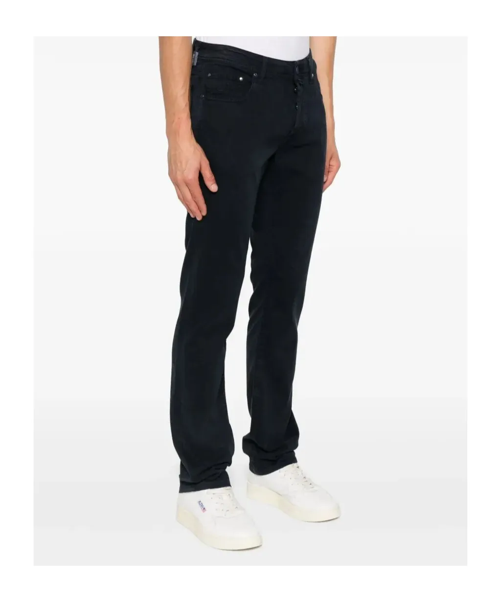 Jacob Cohen Logo Patch Pocket-Detail Trousers