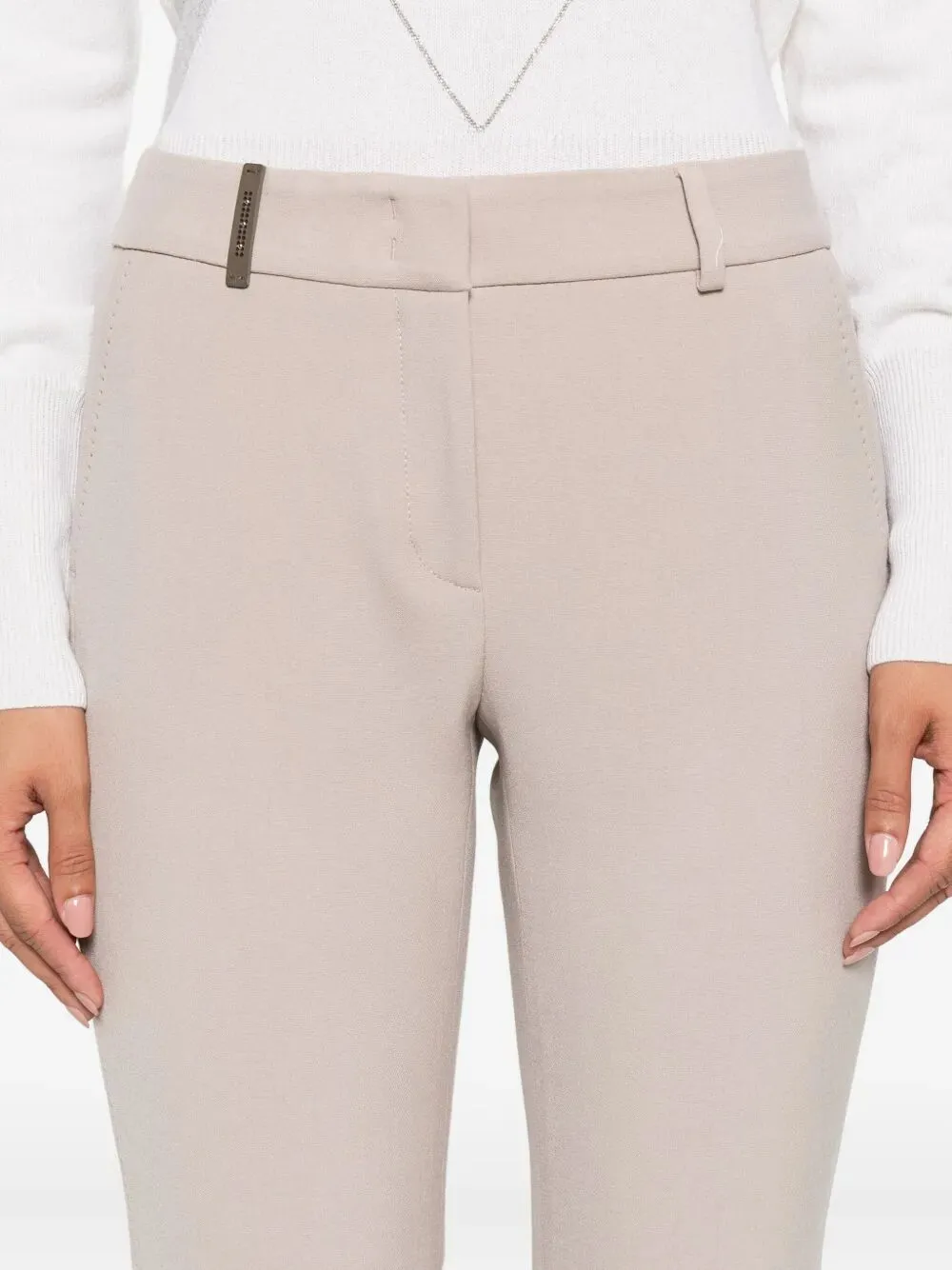 Peserico Belted Detail Pants