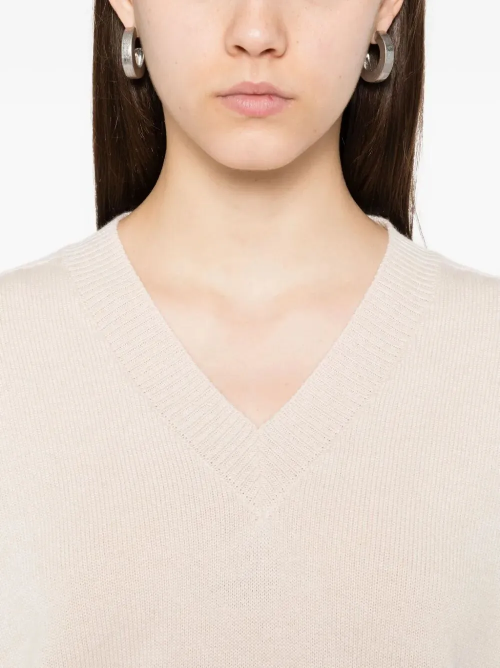 Peserico V-Neck Knitted Sweater