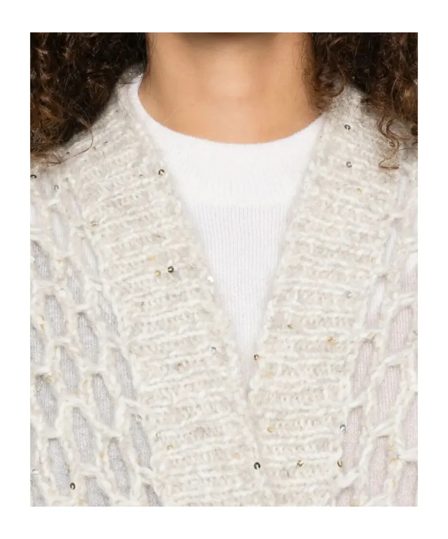 Peserico Perforated Sleeveless Knitwear