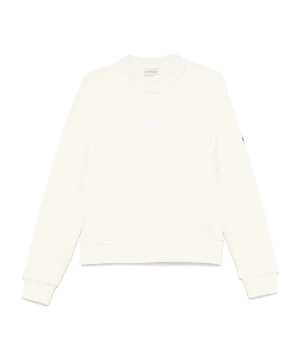 Moncler Logo Patch Crewneck Sweatshirt