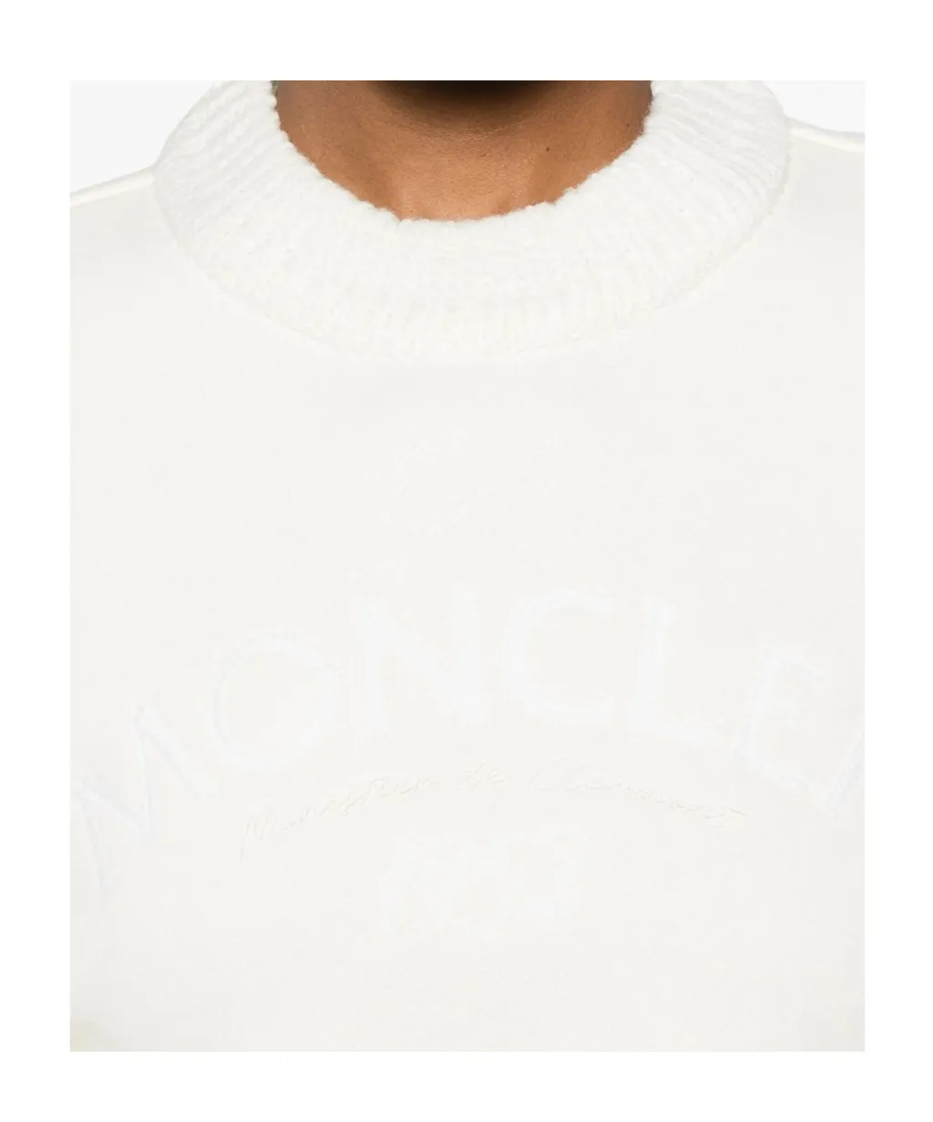 Moncler Logo Patch Crewneck Sweatshirt