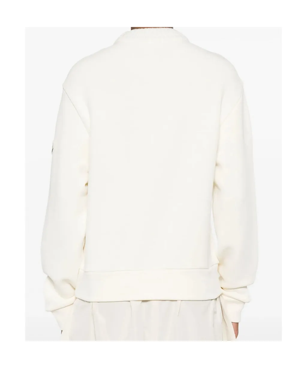 Moncler Logo Patch Crewneck Sweatshirt
