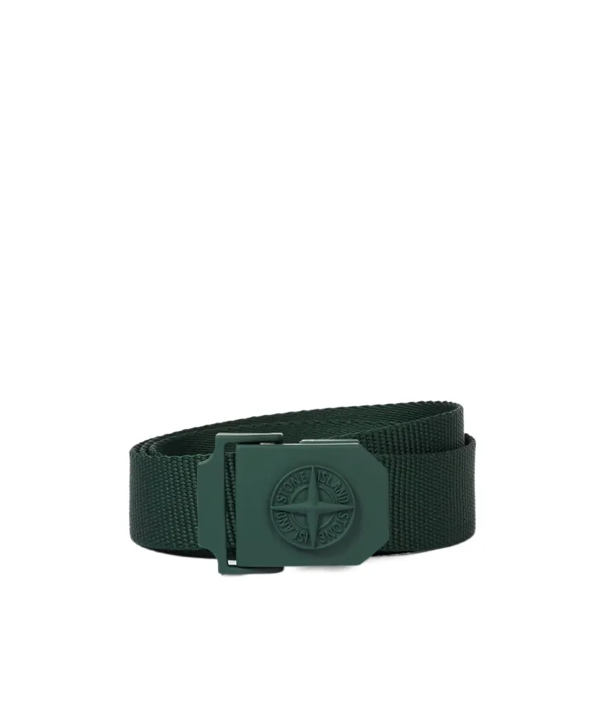 Stone Island Logo Compass Box Buckle Belt