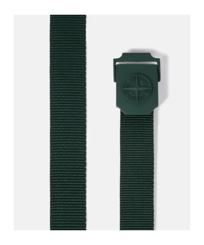 Stone Island Logo Compass Box Buckle Belt