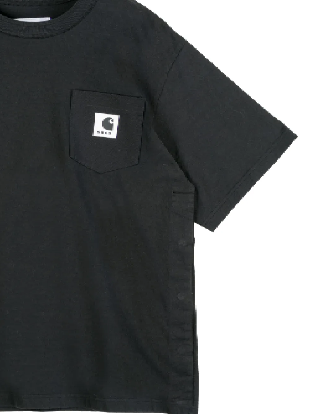 Sacai X Carhartt Wip Logo Patch Crewneck T-Shirt