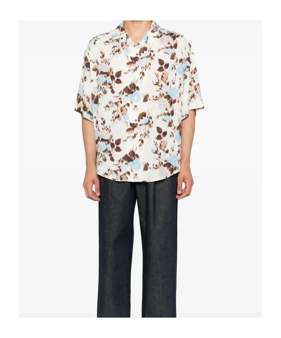 Lapel Short-Sleeved Shirt