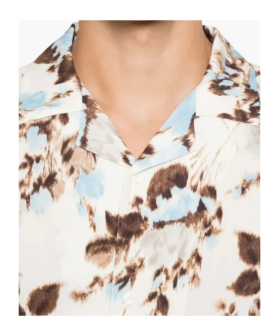 Lapel Short-Sleeved Shirt