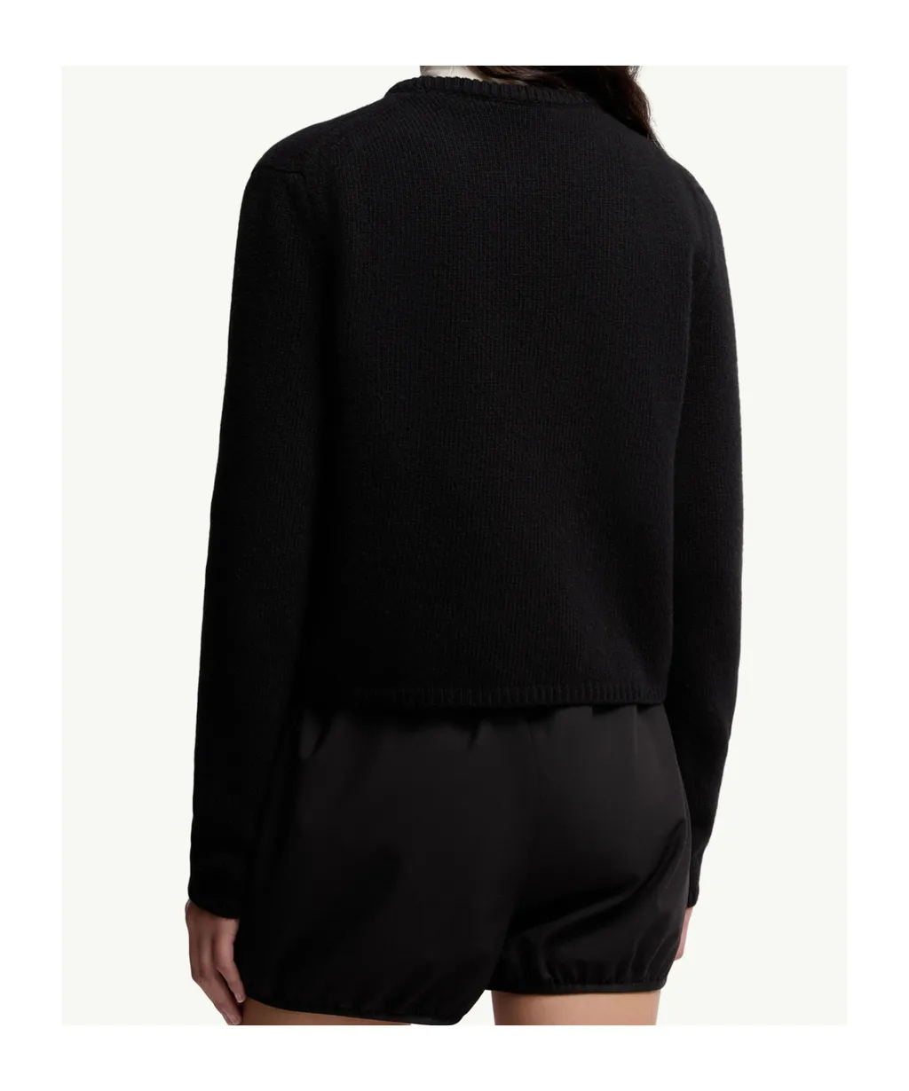 Moncler Logo Detailed Crewneck Sweater