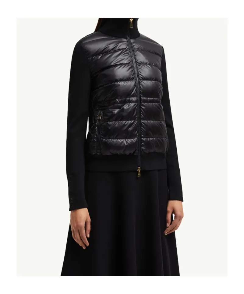 Moncler Padded Zip-Up Cardigan