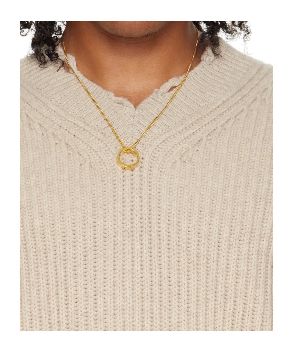 Mm6 Maison Margiela Ring-Pendant Necklace