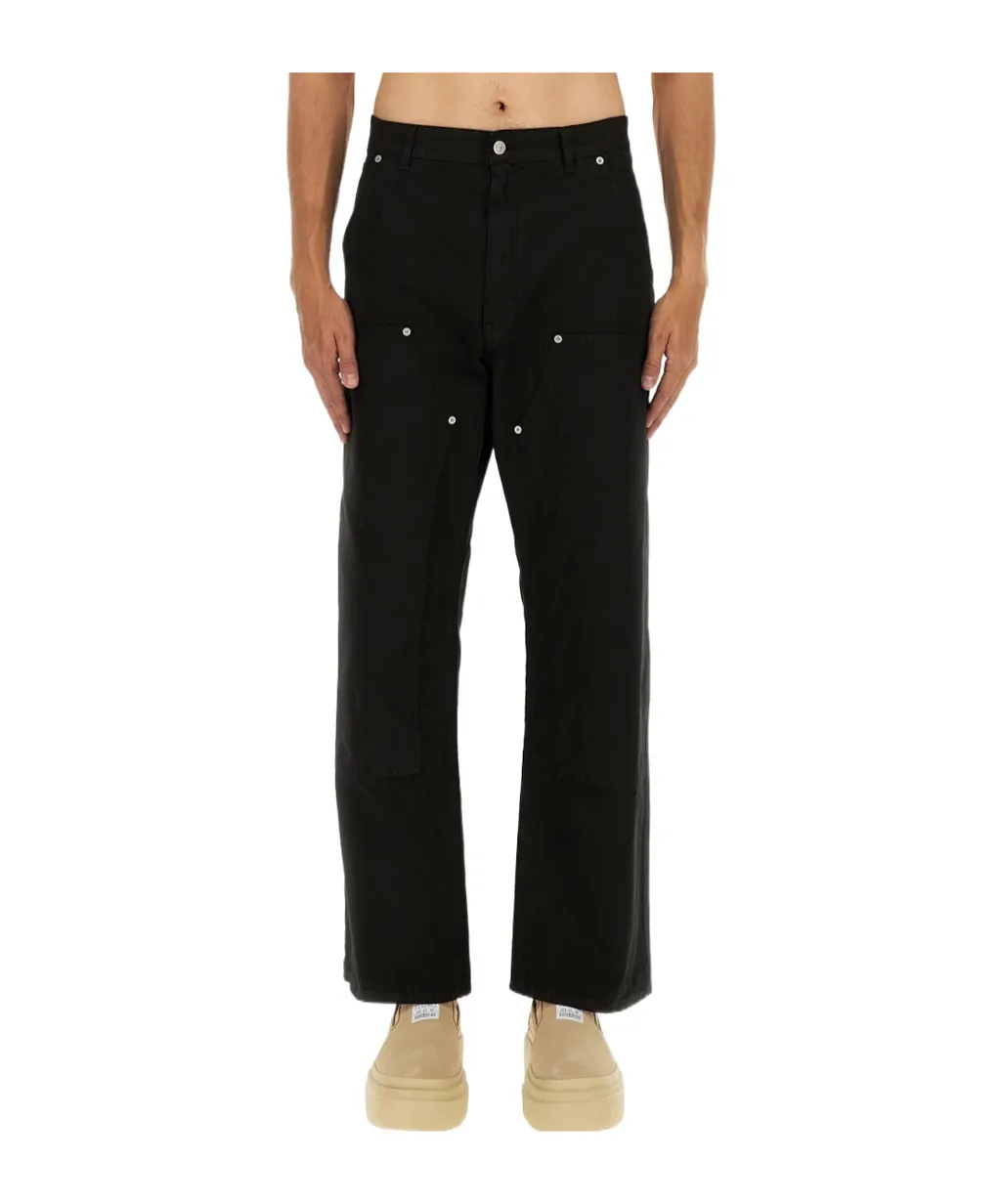 Mm6 Maison Margiela Stitch Detailed Utility Jeans