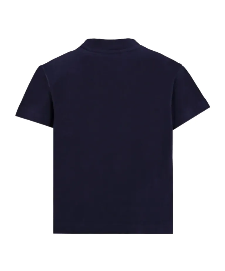 Palm Angels Kids Mock-Neck Logo Printed T-Shirt