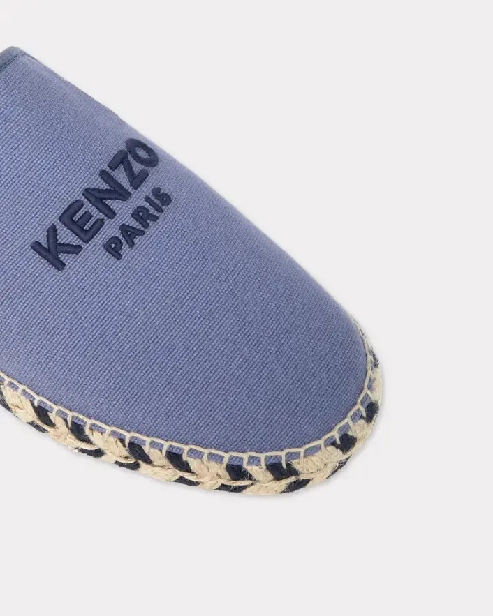Kenzo Logo Embroidered Slip-On Shoes