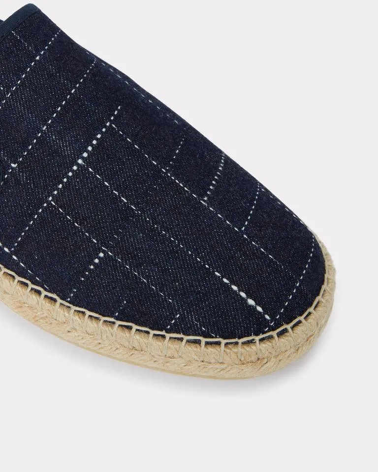 Kenzo Stitch Detailed Slip-On Shoes