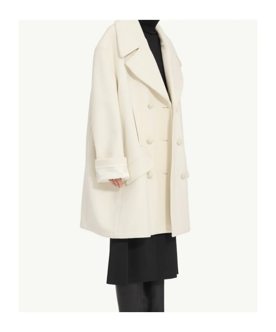 Mm6 Maison Margiela Double-Breasted Oversized Coat