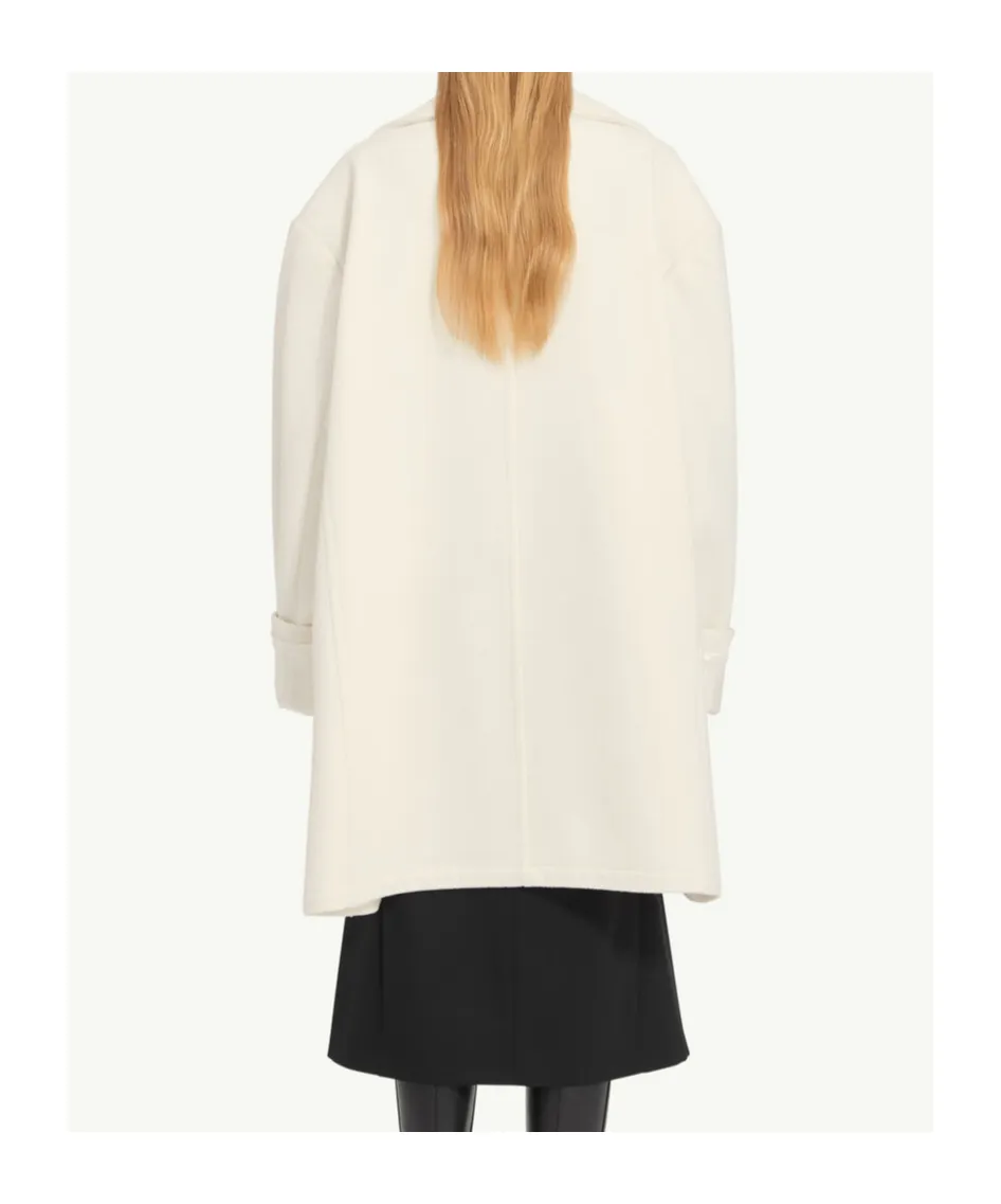 Mm6 Maison Margiela Double-Breasted Oversized Coat