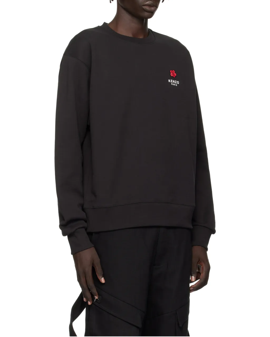 Kenzo Logo Embroidered Crewneck Sweatshirt