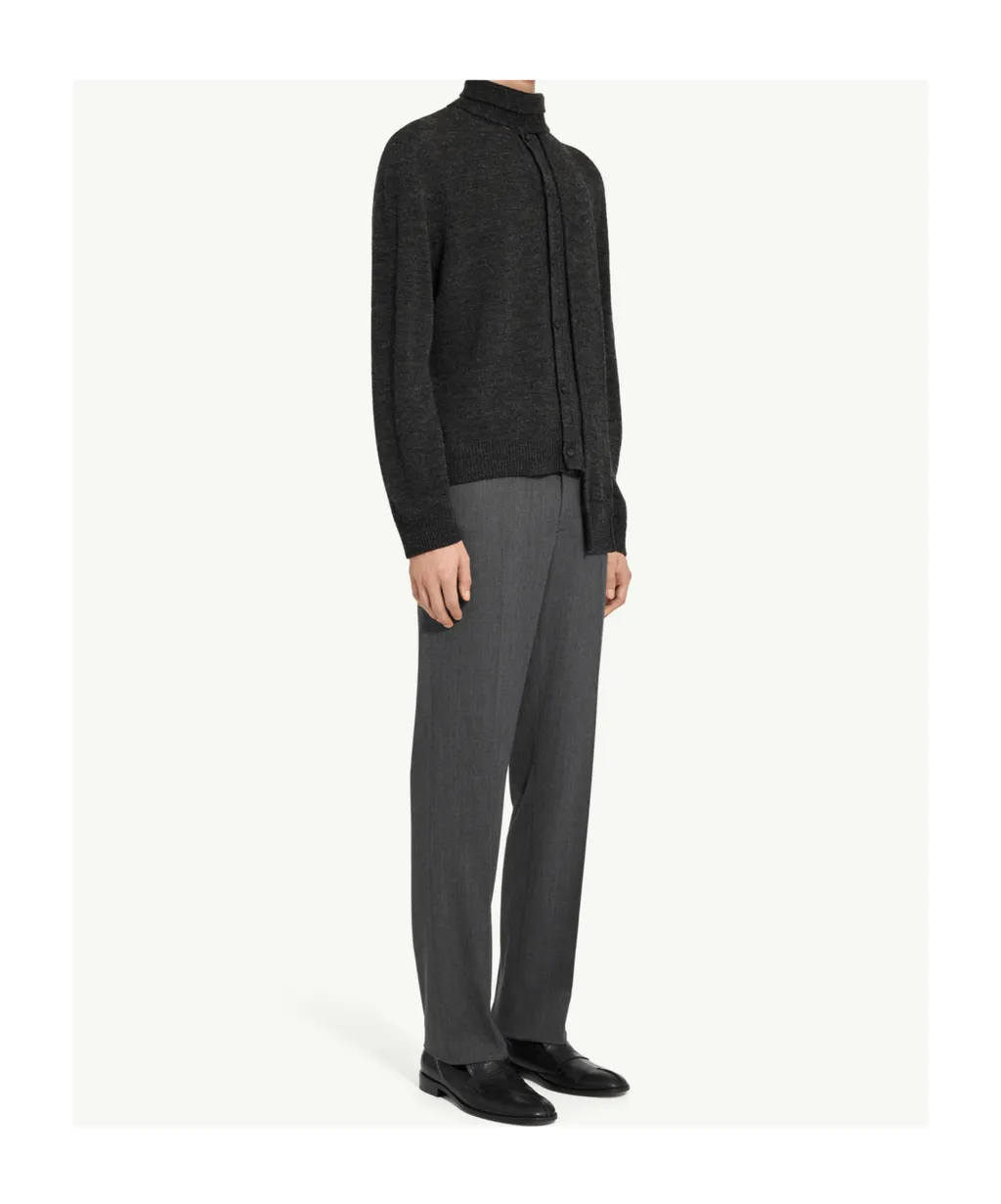 Mm6 Maison Margiela Scarf Knit Cardigan