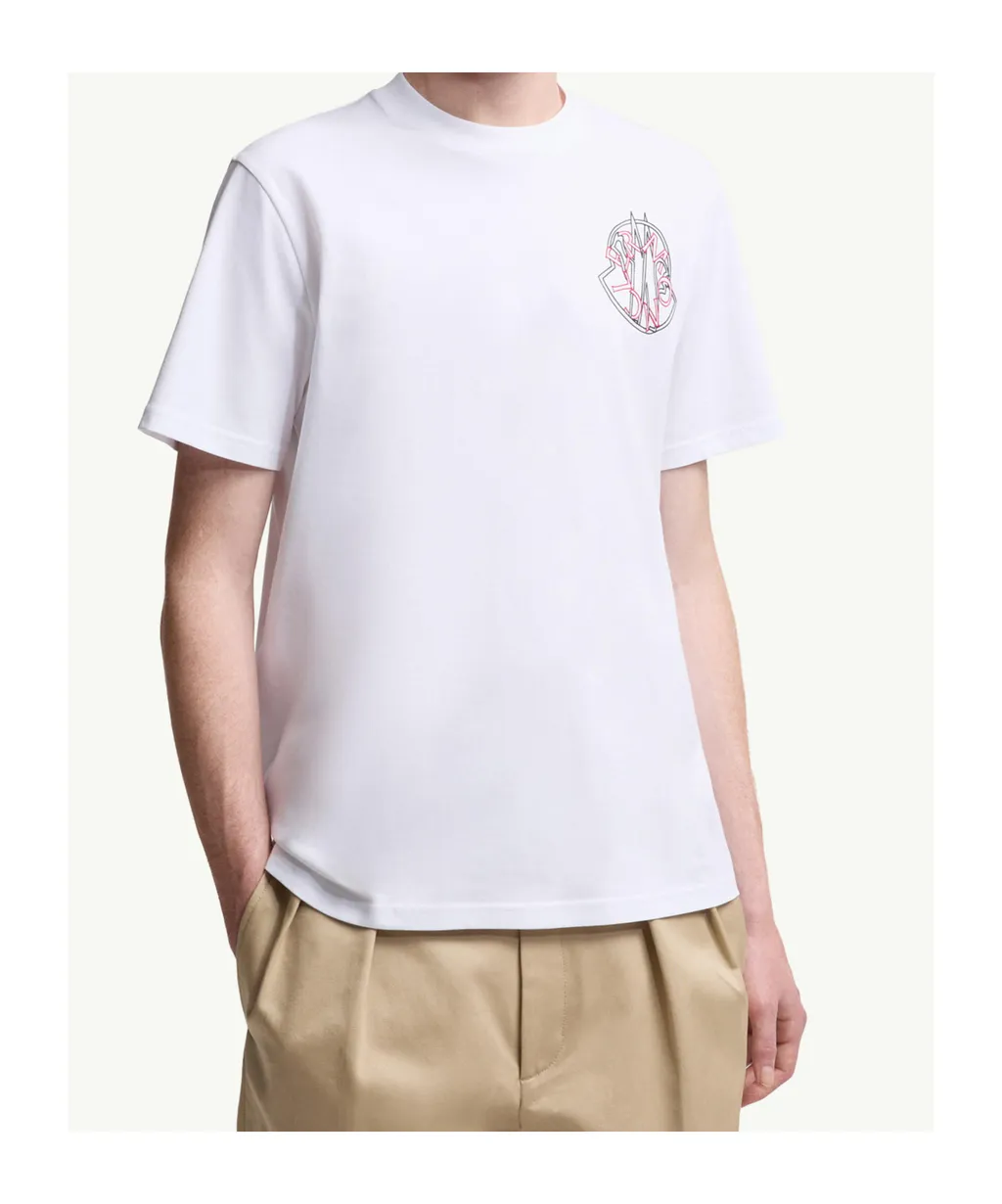 Moncler Logo Printed Crewneck T-Shirt