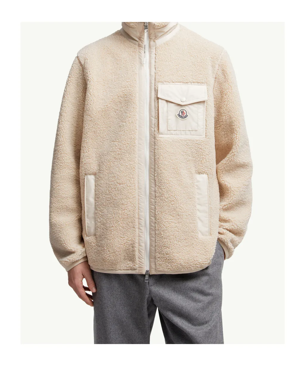 Moncler Teddy Zip-Up Sweatshirt